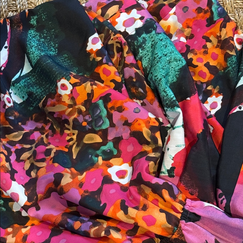 Not available Vibrant Floral woman’s Dress - Picture 7 of 7